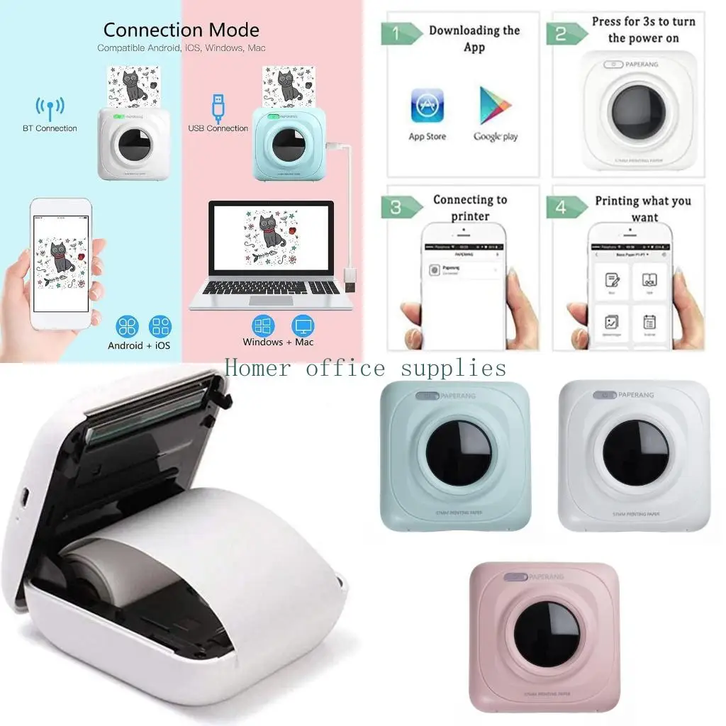 

K43B Mini Thermal Printer Неправильный вопрос принтер карманный