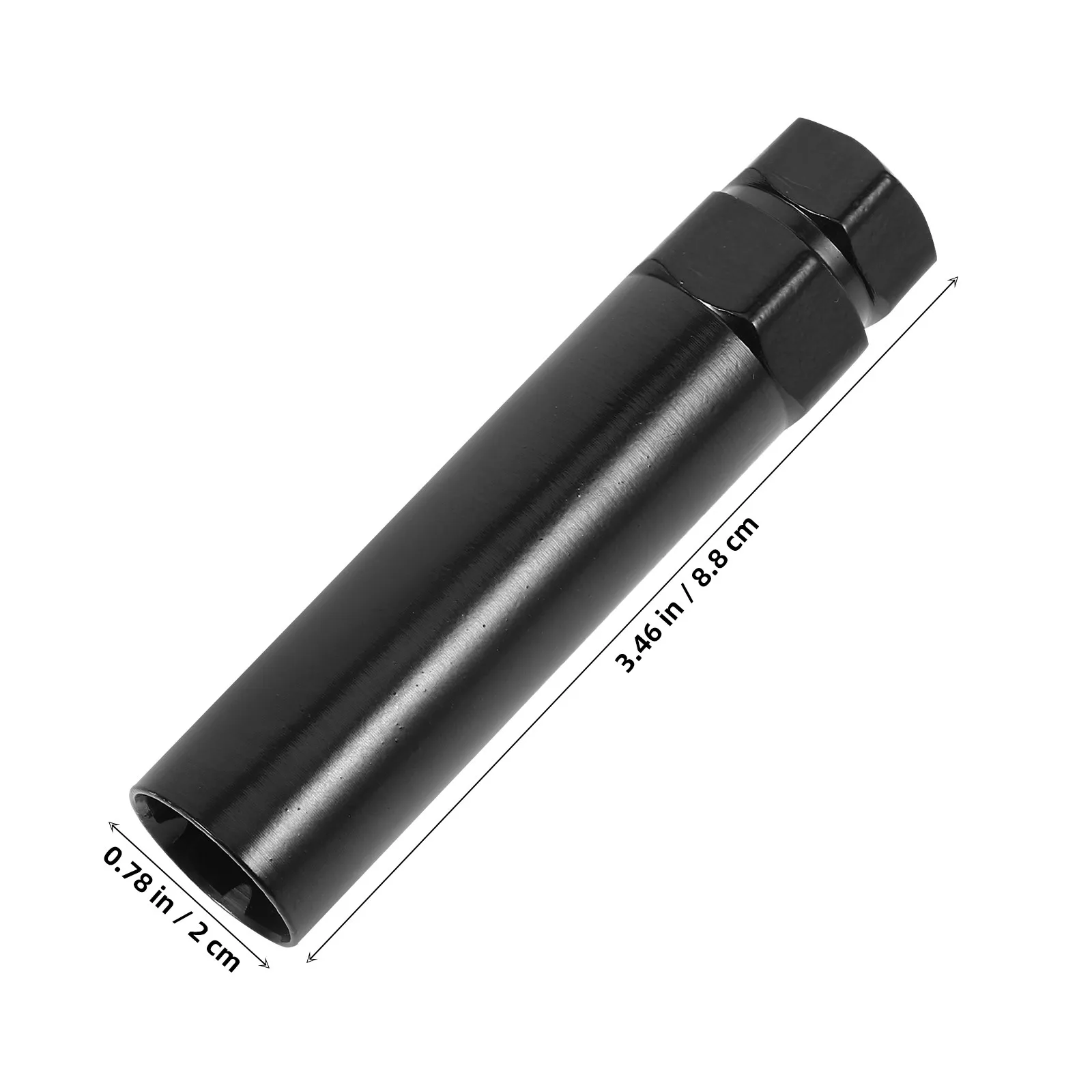 Lug Nut Socket 21Mm Hex Drive Steel Impact Socket Wheel Hub Nut Removal Installation Tool Thin Impact Sockets 3/4 Drive