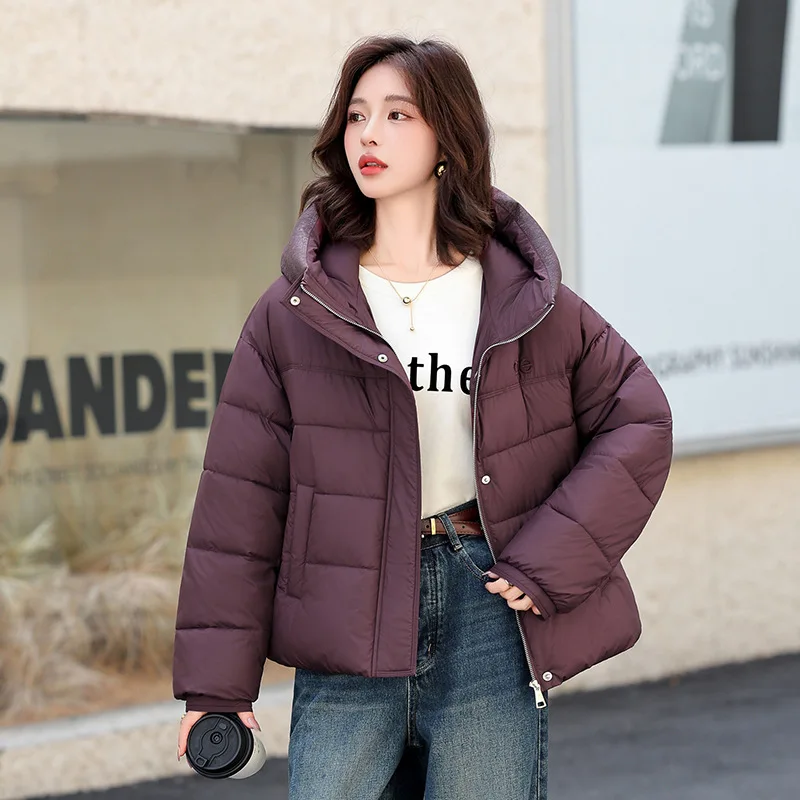 Nouveau modèle manteau rembourré en coton pour femmes routine de style court nouveau Style chinois hiver épaissir grande taille fermeture éclair à capuche Vintage
