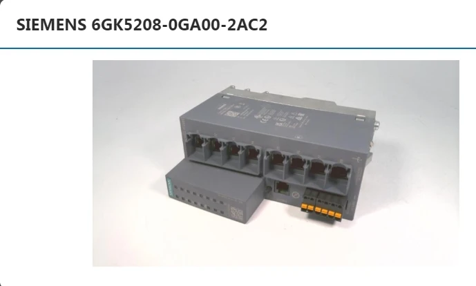 SIEMENS-Original 6GK5208-0Income HO 2AC2, Neuf