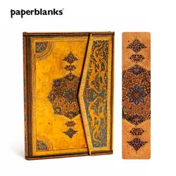 Paperblanks Safavid Binding Art European retro Notebook with Lined Pages Diary Hand Write book Gift Student Stationery Supplies