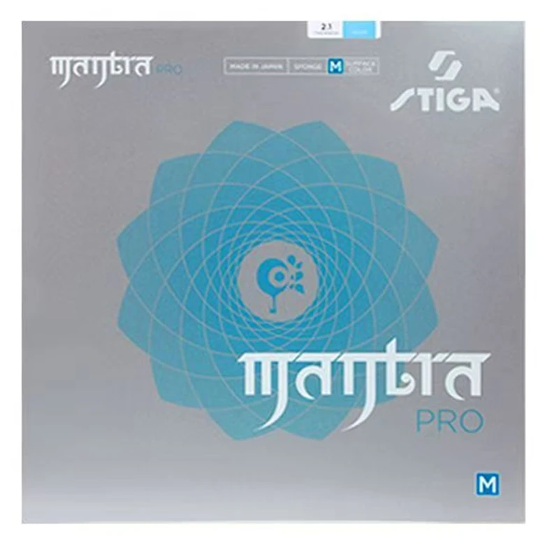 STIGA MANTRA PRO M/H Color Table Tennis Attack Rubber Ball Mat, Japan Original STIGA Table Tennis Sponge