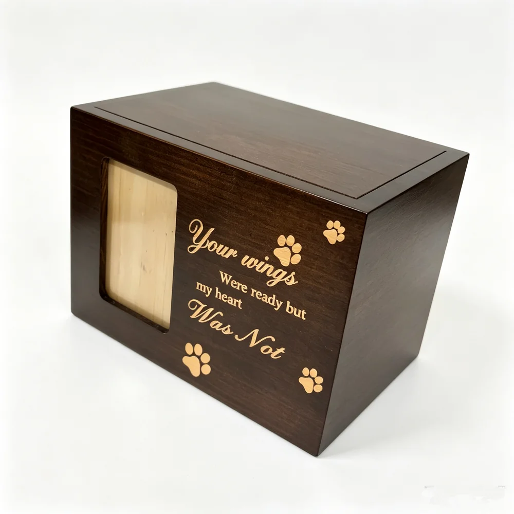 Urne funéraire en bois pour an - Engraved Wood Frame avis et prix