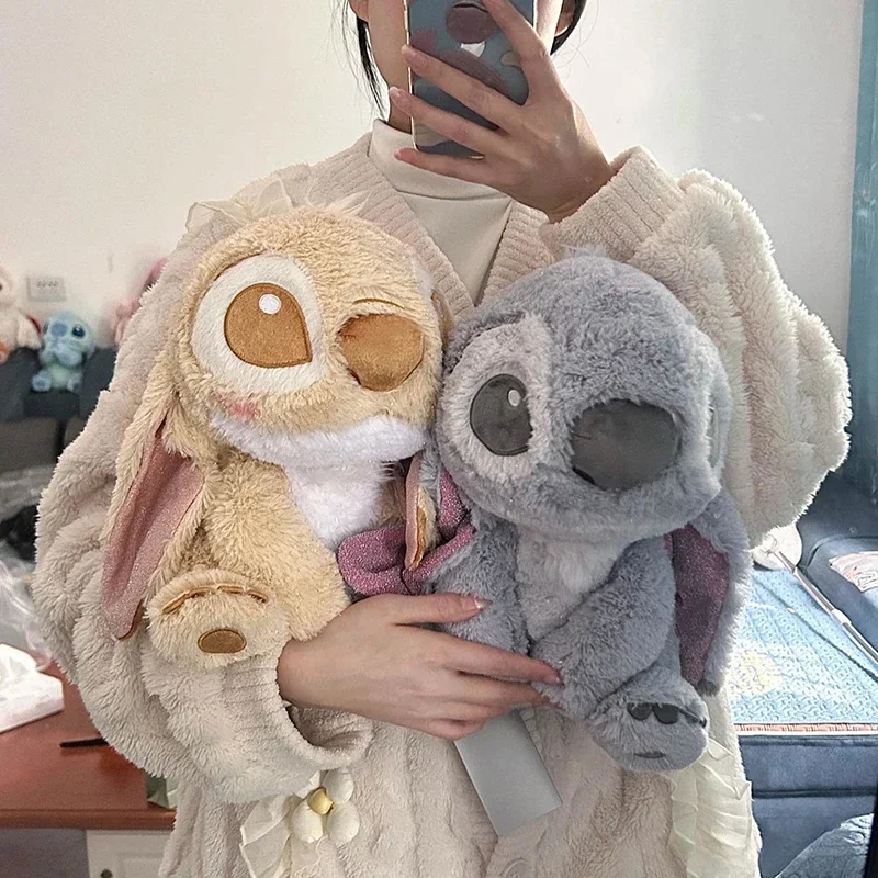 

28 см Лило и Стич Золотой Дисней Плюшевые игрушки Kawaii Pixar Аниме Мультфильм Плюшевые Серые Стич Куклы Мягкий Мягкий Подарок для Детей