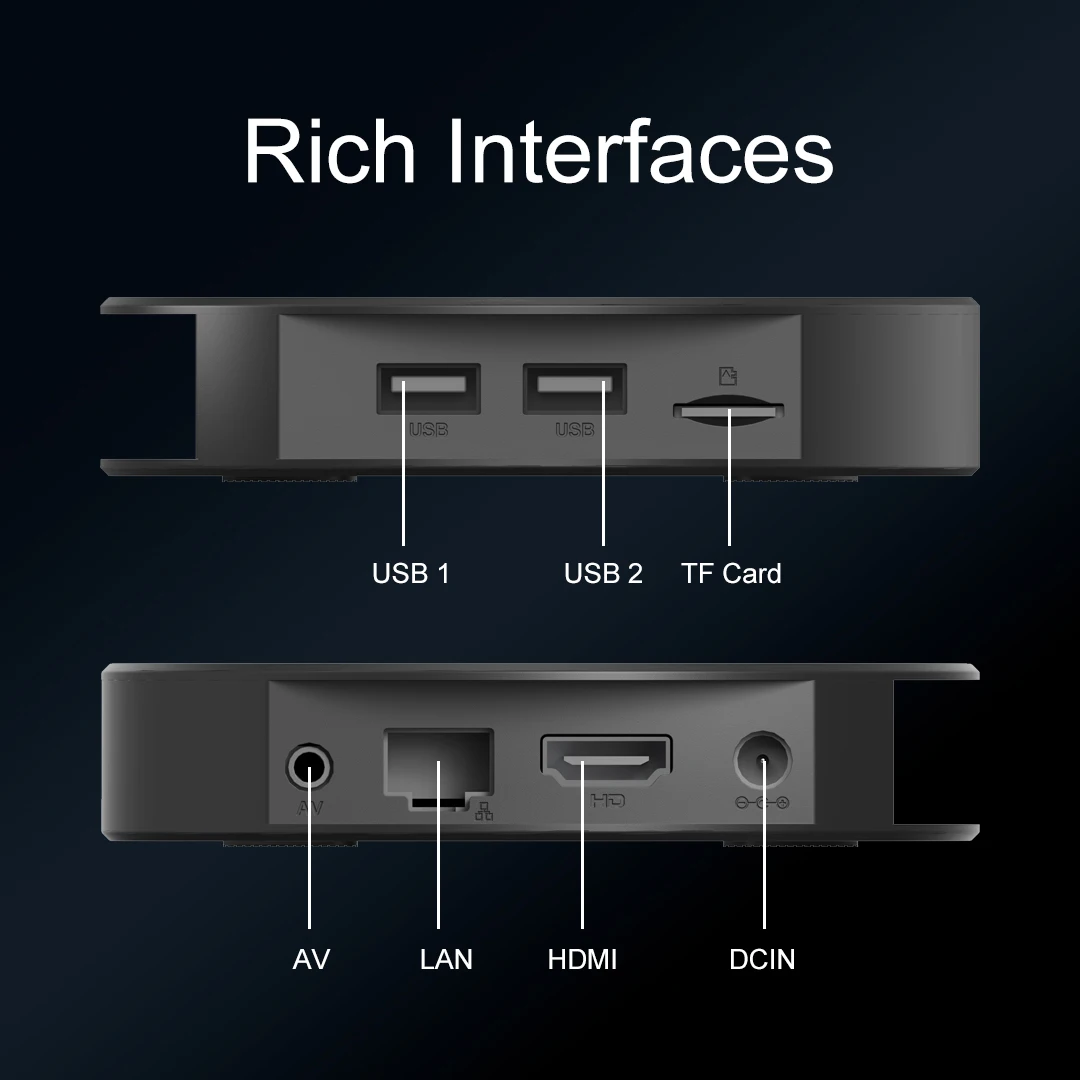 Set-Top TV Box MX10 K3 Corte-A53 Allwinner H313 Mali-G31 Build in Wi-Fi 2.4G/5G+BT4 4K Media Player Support Voice Remote Control