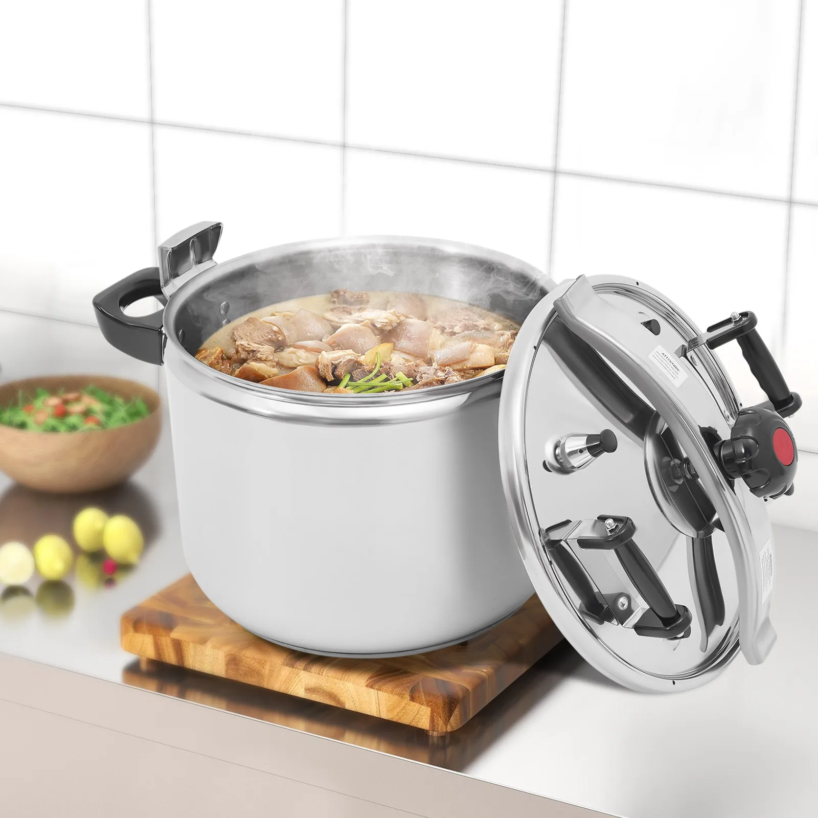 Cocina 40L Pressure Cooker Stainless Steel Pressure Cooker Large Pressure