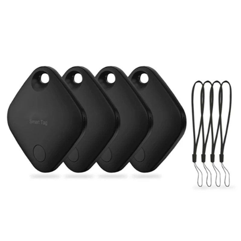 

4Pcs T Smart Tag GPS Tracker Work For Apple Find My APP Tag Anti Lost Reminder Device MFI Rated Locator Car Finder