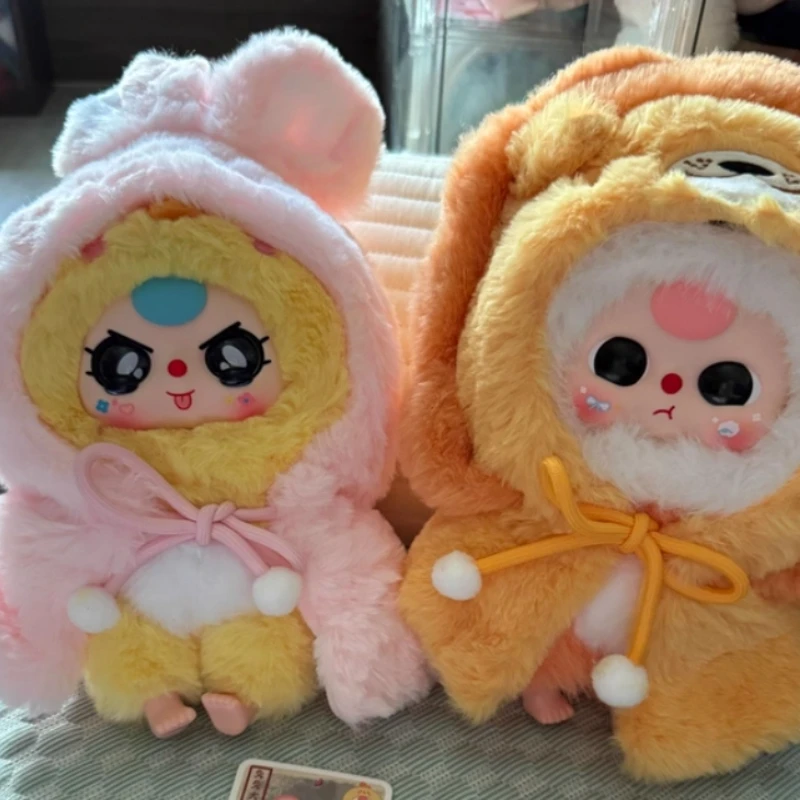 

2025 New Authentic Baby Three I'M Not A Warrior Series Plush Vinyl Blind Box Cute Animal Model Doll Toy Mystery Box Friend Gift