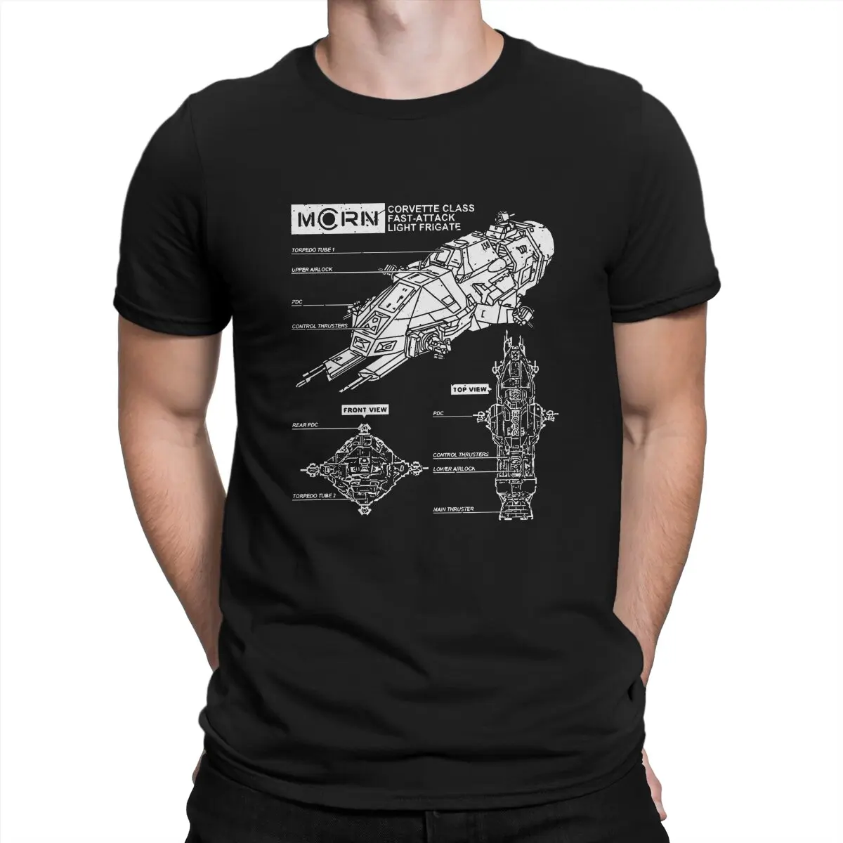 Rocinante Ship The Expanse T Shirt Alternative O-Neck TShirt Polyester Streetwear