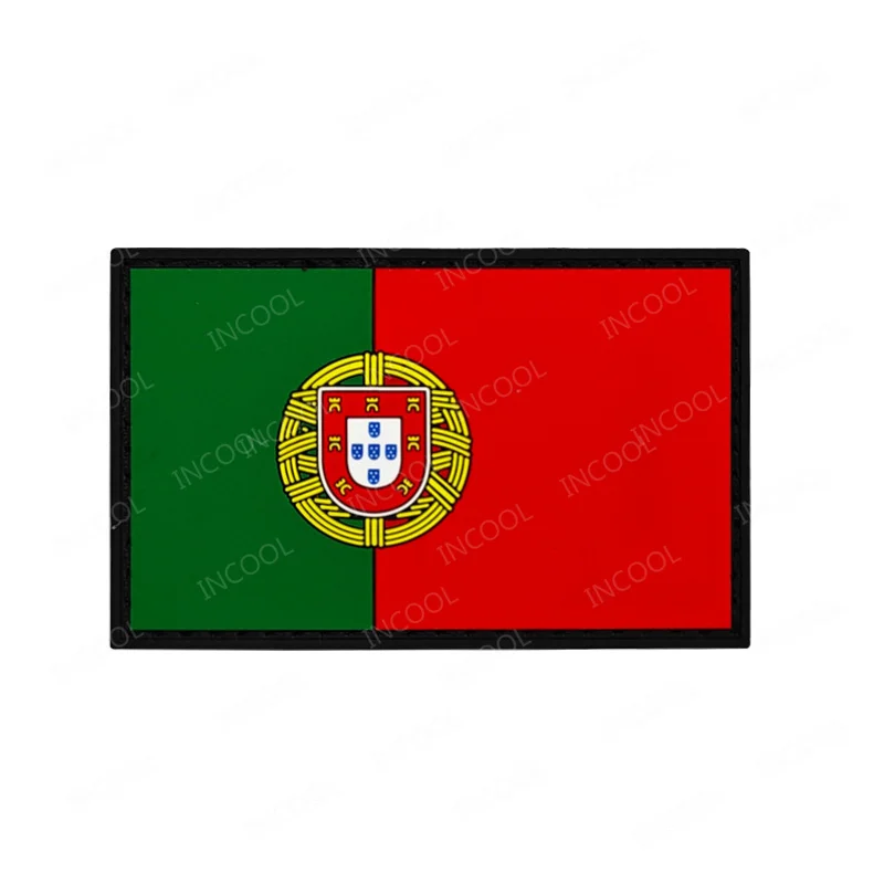 Portugal Embroidered Flag Patch IR Reflective Portuguese Patches Appliqued Sticker Strip Patch For Clothing Jacket