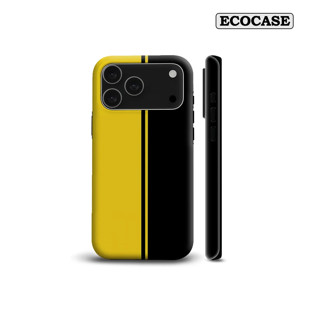 

Bold Yellow Black Stripe IPhone17 Must-Haves Phone Case for IPhone 17 16 15 14 13 12 Pro Max Plus Double-layer Back Cover