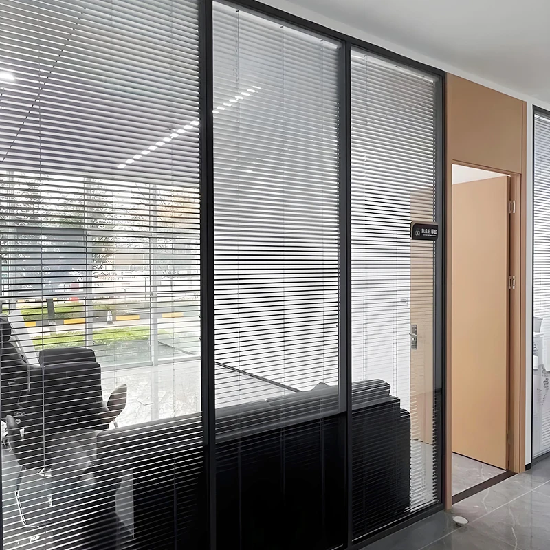 

Modern Design Office Full Height Soundproof Glass Wall Partition Hall School Meeting Room Office Wall Glass Partition Panel
