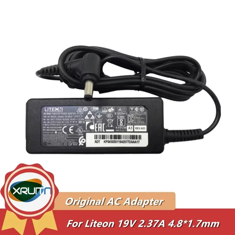 

Оригинальный адаптер переменного тока LITEON PA-1450-26 19 В 2,37 А 45 Вт 4,8x1,7 мм 4,8 мм для зарядного устройства для ноутбука Thunderobot Haier