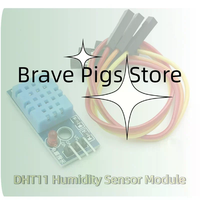 DHT11 High Accuracy Temperature Humidity Sensor Module With Jumper Wires Perfect For DIY Electronic Project