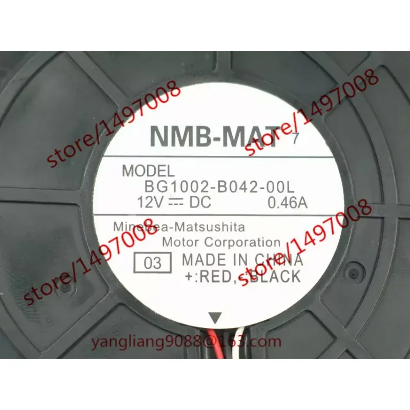 NMB-MAT BG1002-B042-00L 03 DC 12V 0.46A مروحة تبريد خادم 3 أسلاك