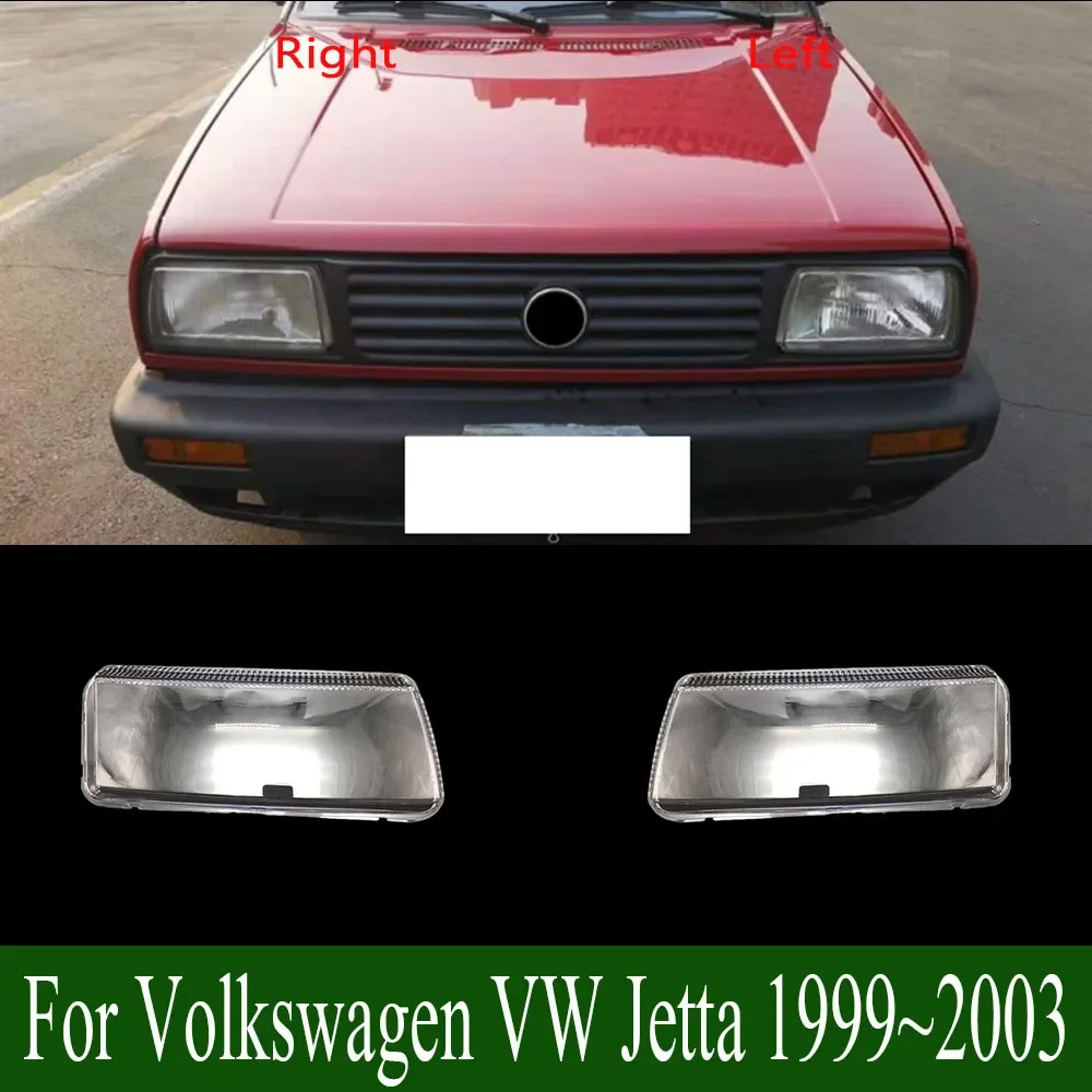 

For Volkswagen VW Jetta 1999~2003 Transparent Lampshade Lamp Shade Front Headlight Shell Headlight Cover Lens Plexiglass