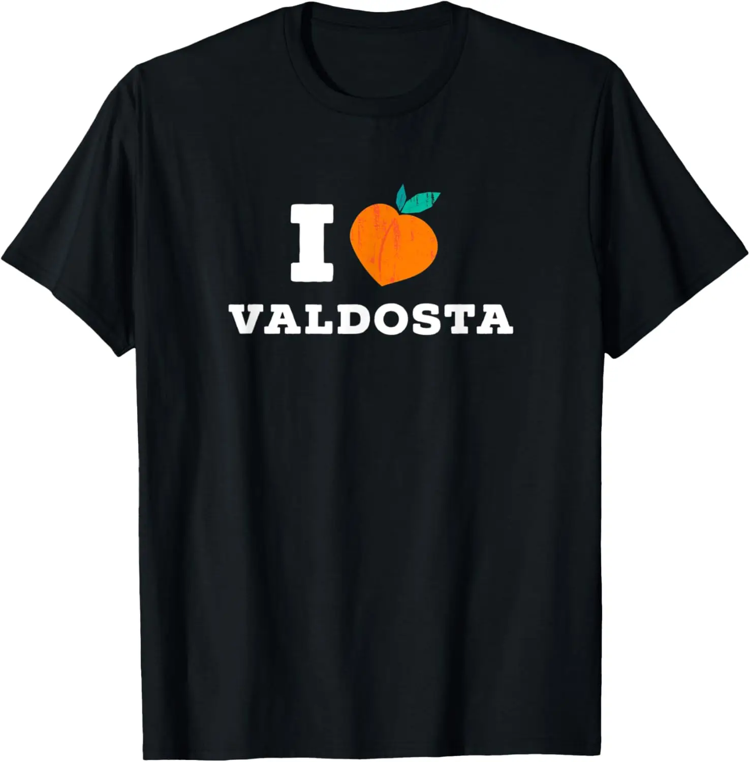

I love Valdosta, Georgia / Minimal Valdosta, GA Peach T-Shirt