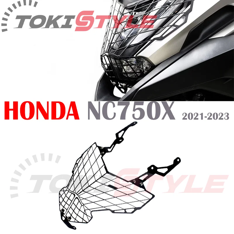 For NC750X 2021 2023 NC 750X 21 22 23 Motorcycle Accessories Front Grille Decorative New Headlight Guard Cover Protector