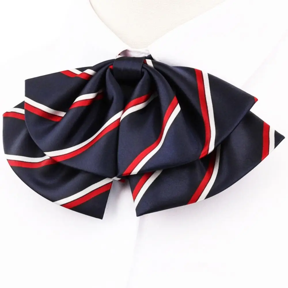 قابل للتعديل مضيفة طيران ربطة العنق الكورية نمط ملون Bowknot ربطات العنق بحار دعوى ربطة العنق شريط JK موحدة ربطات القوس فيونكة