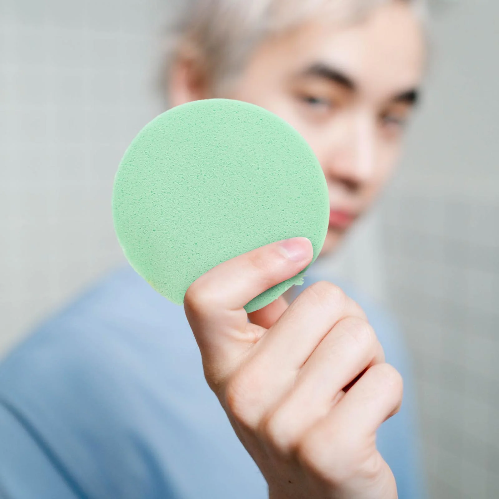 120Pcds Gezichtsspons Compresseren Gezichtsreinigingspads Make-Up Verwijderaar Het Wassen Van Gezichtssponzen Exfoliërende Reinigende Spa-Pads Schoon Bladerdeeg