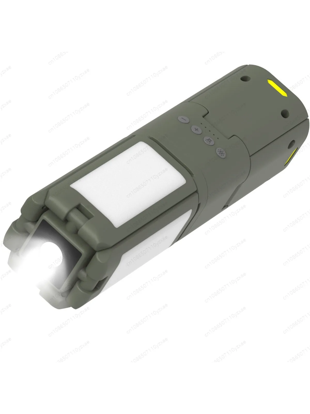 

Портативный перезаряжаемый фонарь для кемпинга, 100 часов сверхдлинный светодиод, водонепроницаемый, с крючком и подставкой