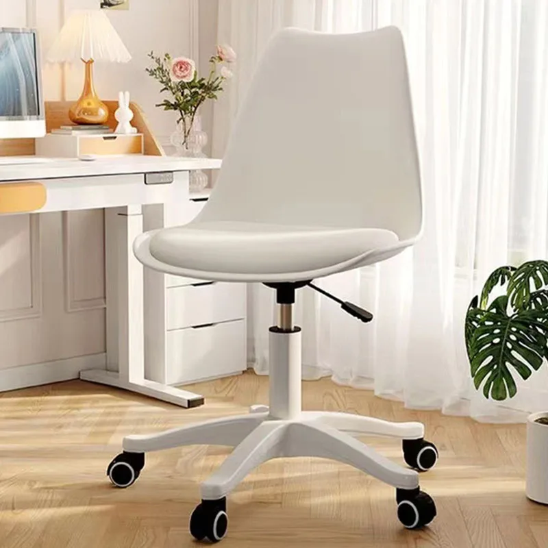 

Home Office Desk Chair Computer Chair Height Adjustable With Wheels Armless For Bedroom Vanity Chair Makeup Room Living Room