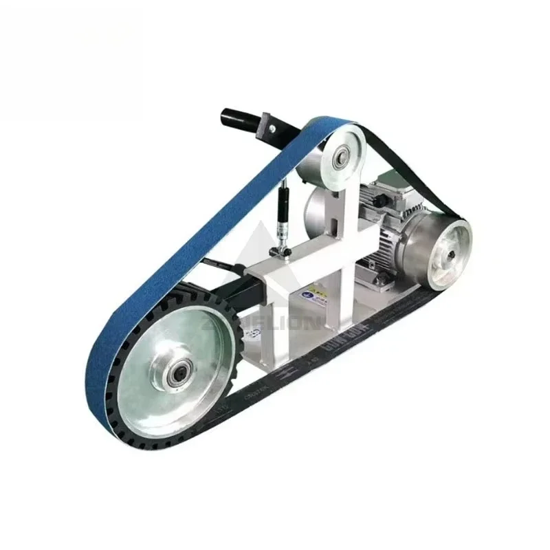 Tabletop Belt Sander Machine Polishing and Sanding Cylindrical Rubber Roller Grinding Machine