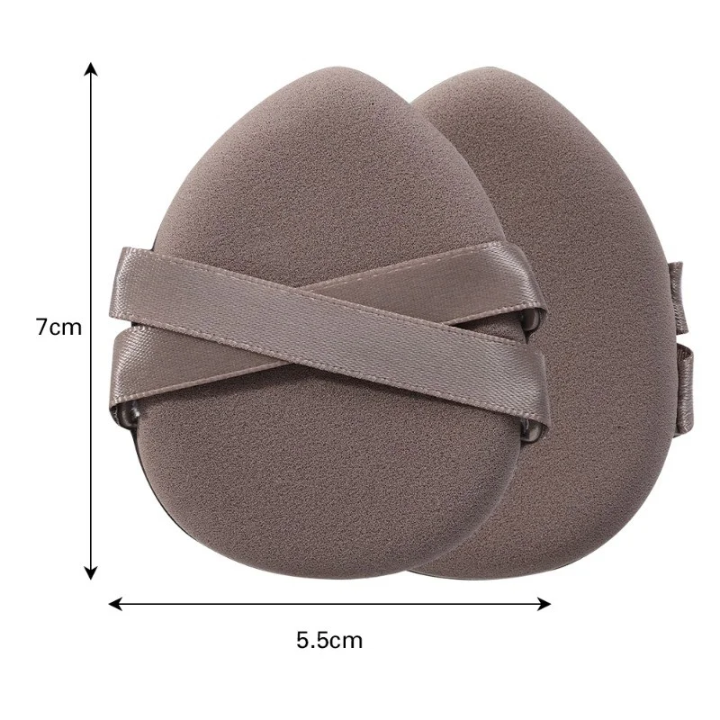 4PC maquillage éponge poudre bouffée fond de teint correcteur et poudre larme réglage bouffée tampons de maquillage poudre bouffée fond de teint éponge Bl