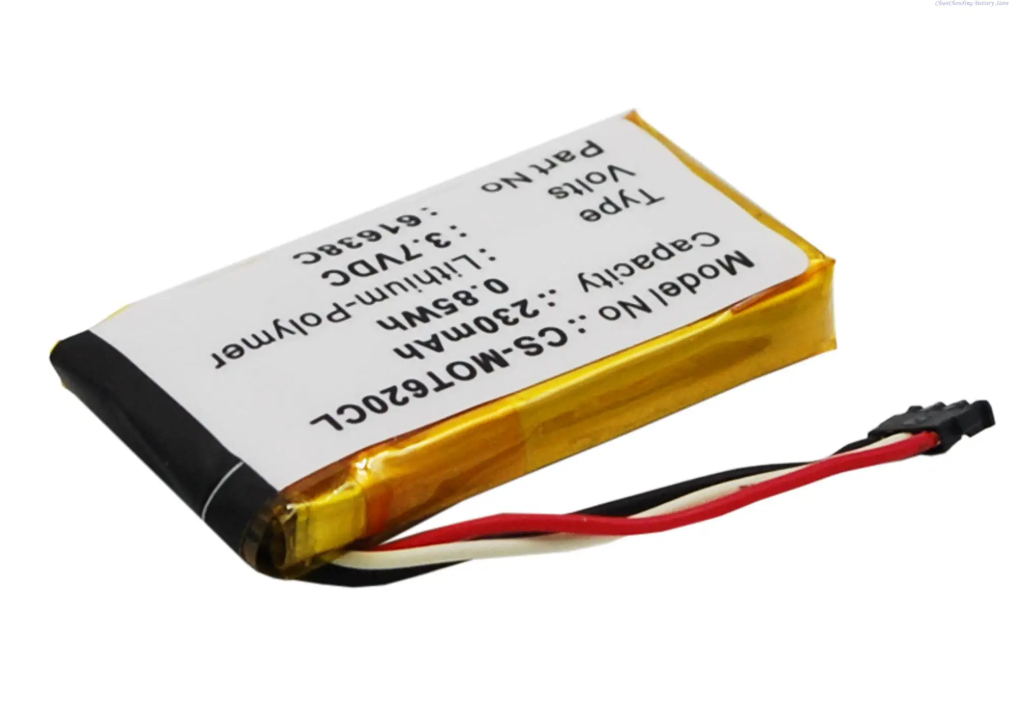 

3.7V 230mAh rechargeable Cordless Phone, Smartwatch Battery 61638C, SNN5904A for Motorola Motoactv, DECT 6.0, IT6, IT6-2