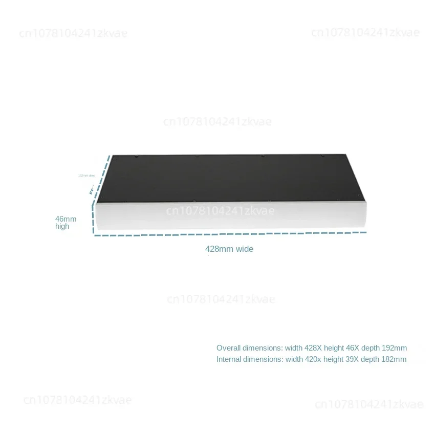 

Full aluminum 19 inch 1U standard chassis rack type 1U plug-in box processing custom chassis industrial control project chassis