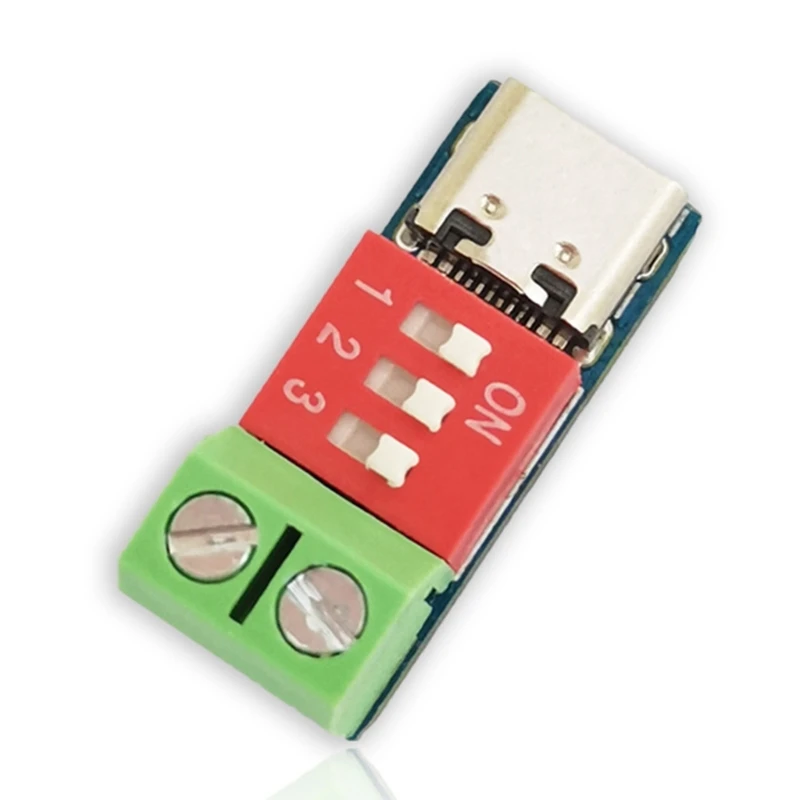 PD Fast Charging Test Board Adjustable Voltages 5-20V Dial-code Adjustment USB TypeC PD PDSink PD Decoy Test Board 41QA