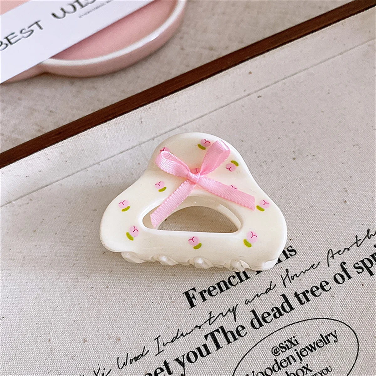 الحلو لطيف القوس الحب زهرة هريرة انتزاع كليب الكورية Instagram الشعر انتزاع أزياء بسيطة إكسسوارات الشعر بالجملة #2