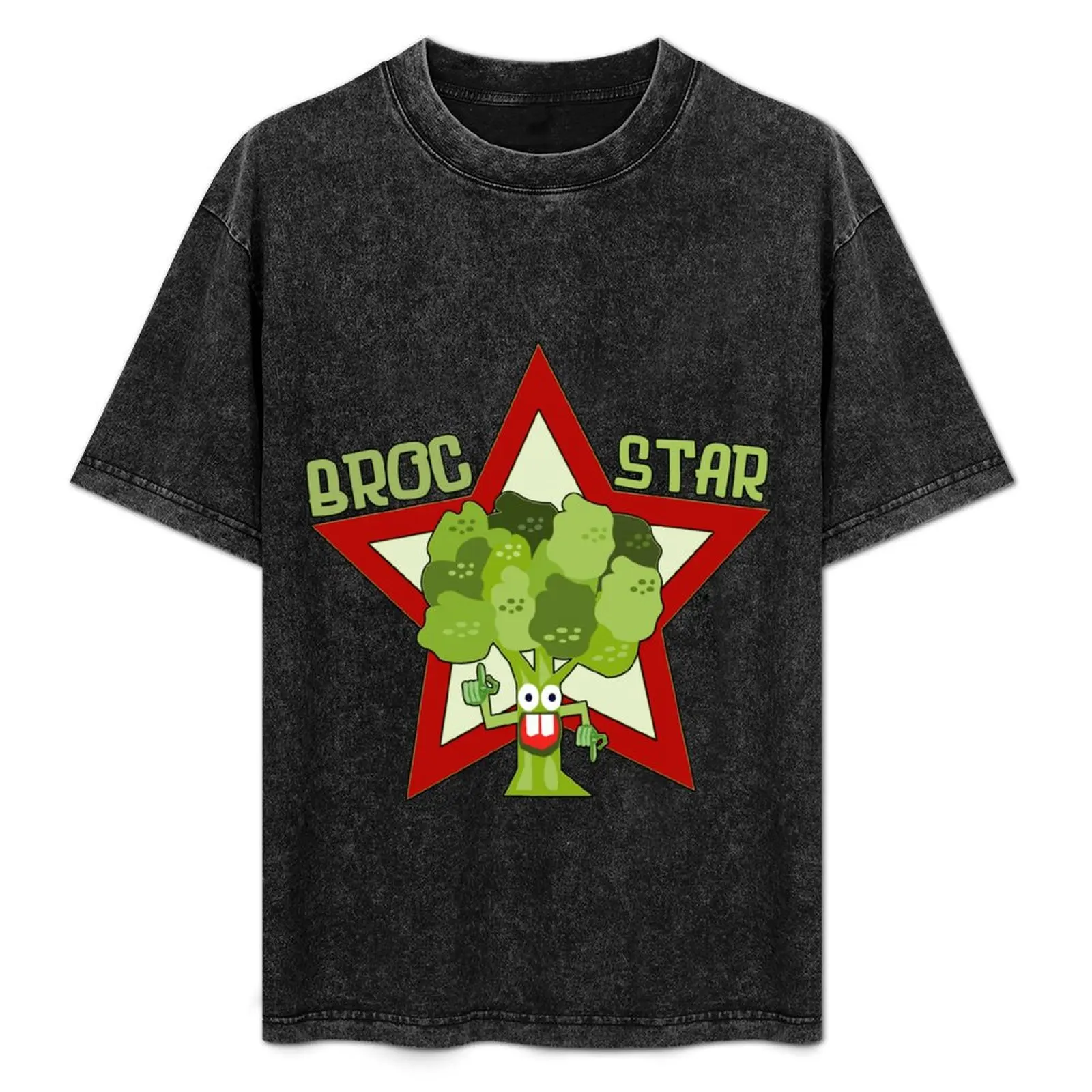 

Funny Vegan Cartoon - Broc Star T-Shirt boys whites blacks plus size tops plus size men clothing