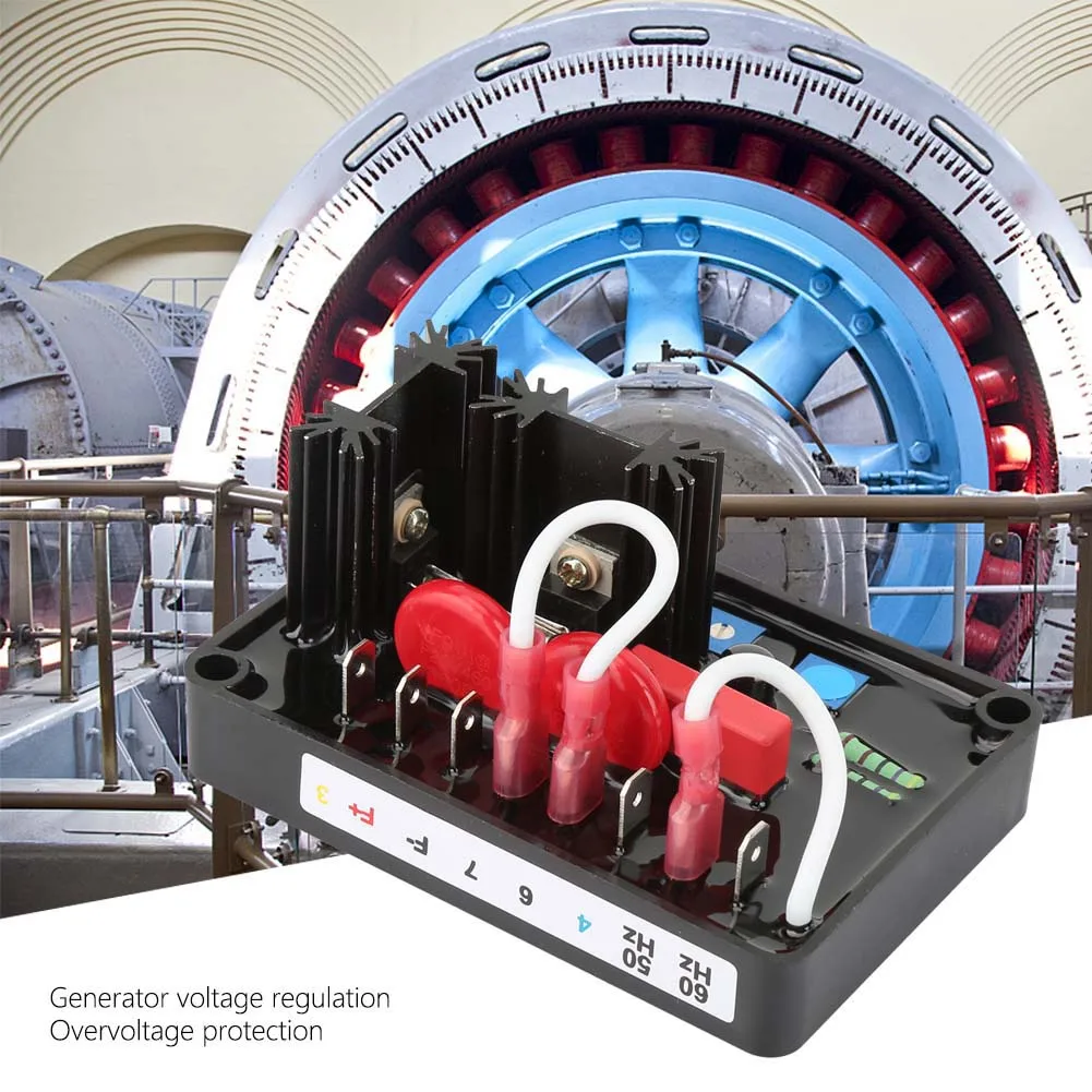 

AVR AVC63-4 Вход 190-240 В переменного тока Автоматический регулятор напряжения двигателя Аксессуары для генераторов AVR Автоматический регулятор напряжения