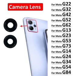 New Rear Back Camera Glass Lens With Adhesive For Motorola Moto G22 G32 G42 G52 G62 G13 G23 G53 G73 G14 G24 G34 G54 G84 5G