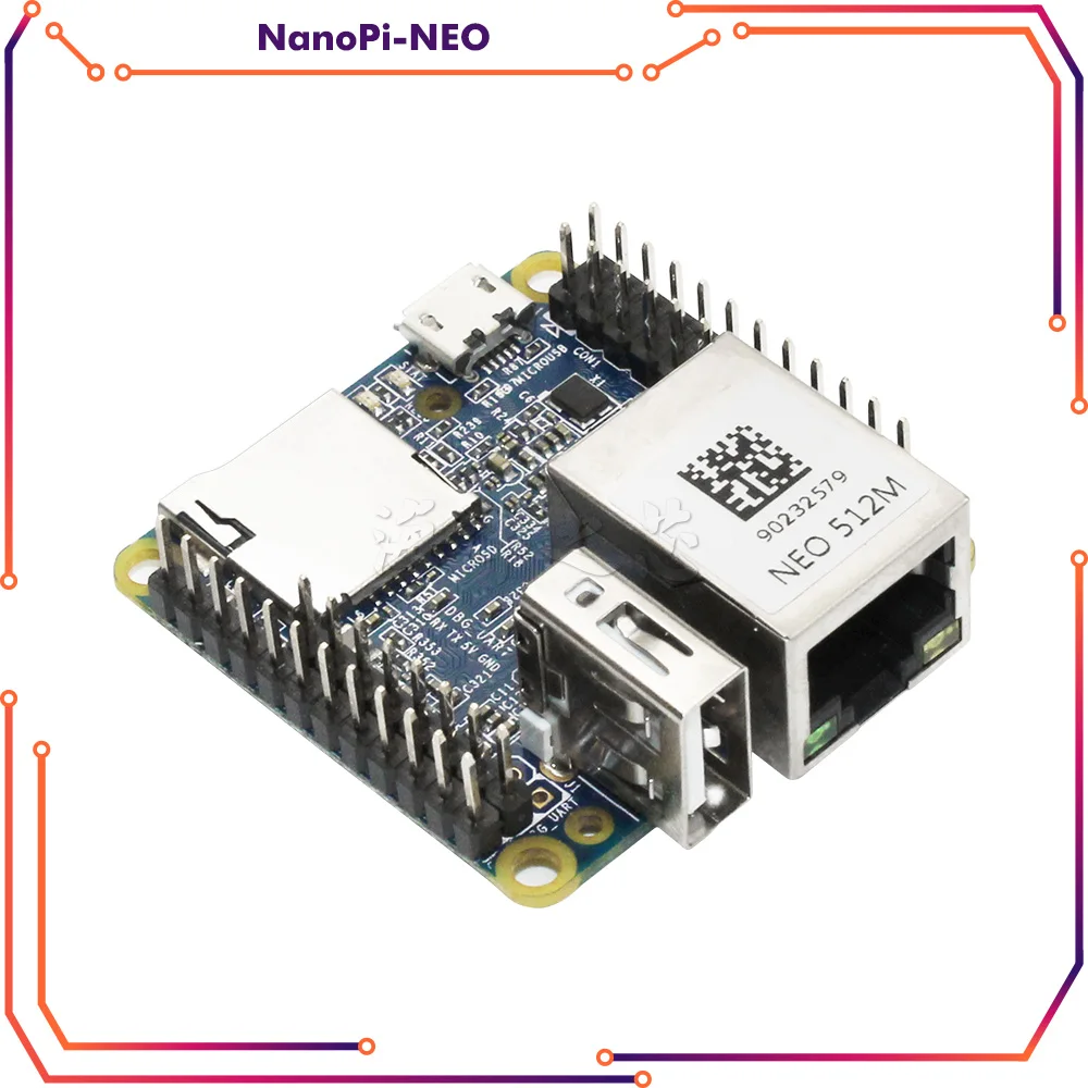 

NanoPi NEO Super Raspberry Quad-Core Cortex-A7 DDR3 RAM 512MB Run Ubuntu Core