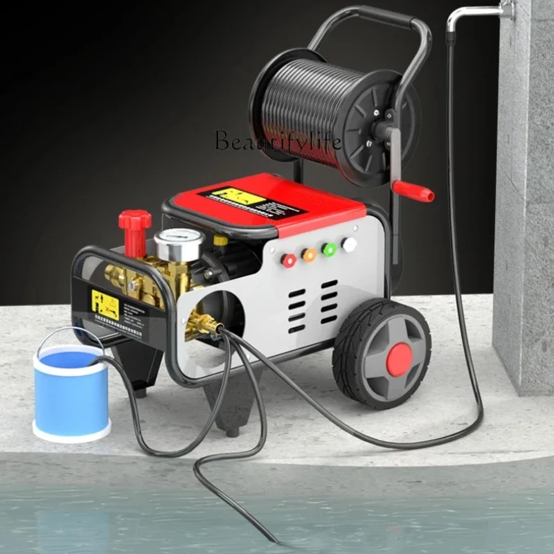 66.L220V New High Voltage Pipeline Dredging Machine High Power Professional Sewage Electric