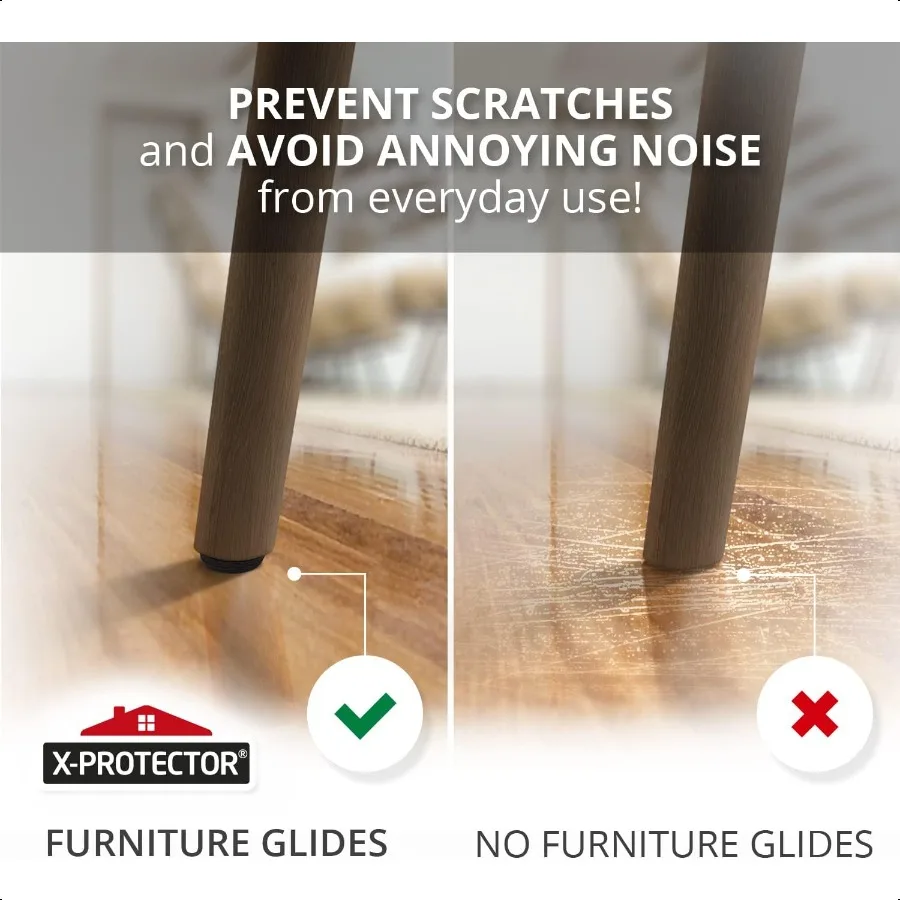 ตัวเลื่อนเก้าอี้ 1 ชิ้น ตัวเลื่อนเฟอร์นิเจอร์ 40 ชิ้น สีน้ำตาล ตัวเลื่อนเก้าอี้ไนลอนคุณภาพสูง ป้องกันพื้นขาเก้าอี้ ลื่นไหลได้อย่างง่ายดาย