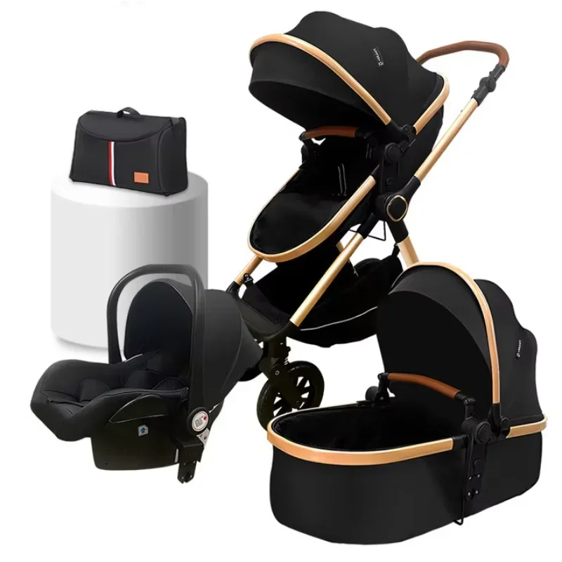 

Wholesale Cheap Newborn Foldable Stroller Baby China Poussette Travel Pram Folding Luxury 3 in 1 Baby Stroller For Baby