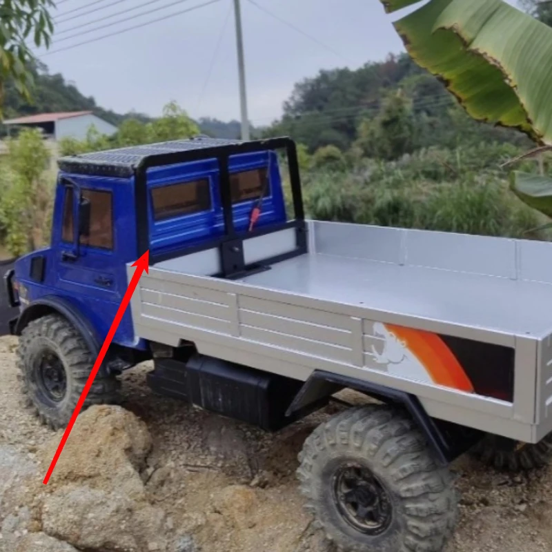 Rear Bed Tailgate for CROSSRC EMO X6 XL3 1/8 RC Crawle Cargo Box Roll Bar Fender Upgrade Modification Accessories Metal Material