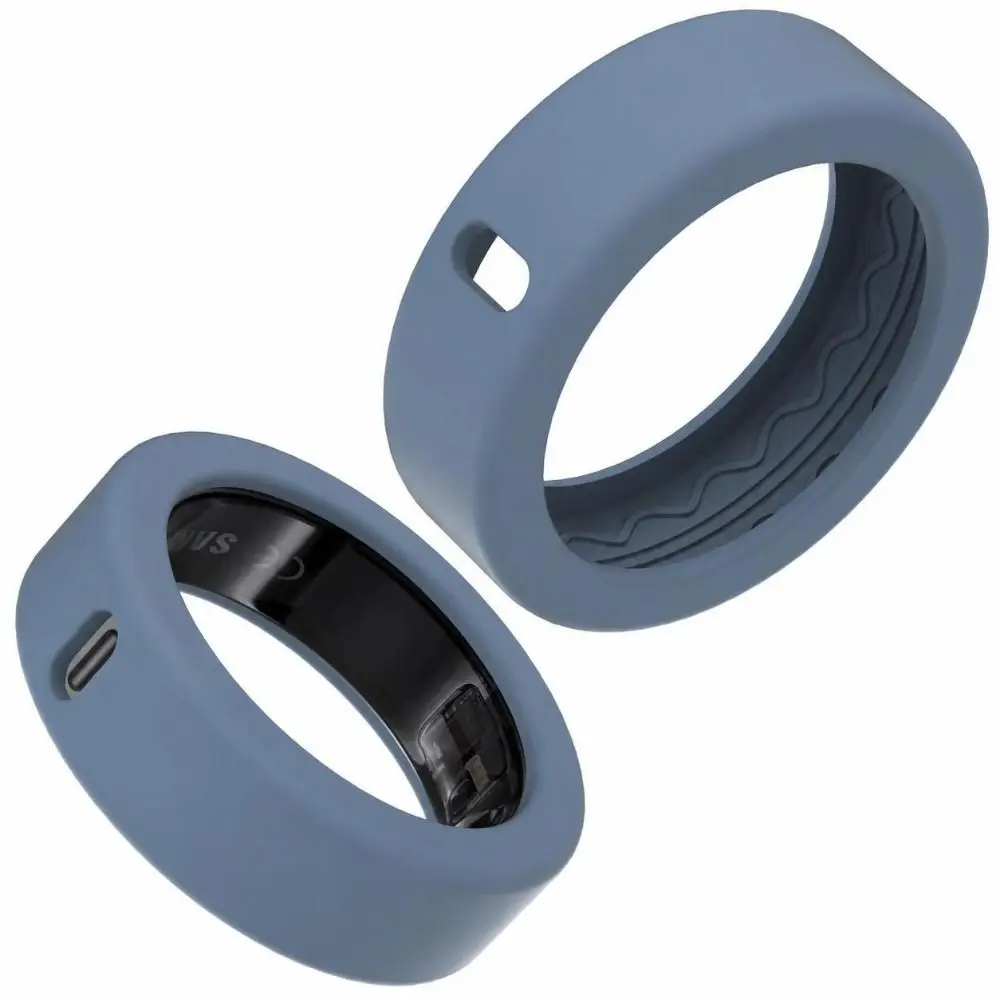 Silicone Ring Cover Anti Fall Anti-Scratch Ring Protector Dustproof Elastic Smart Ring Protective Case for Oura Ring 4