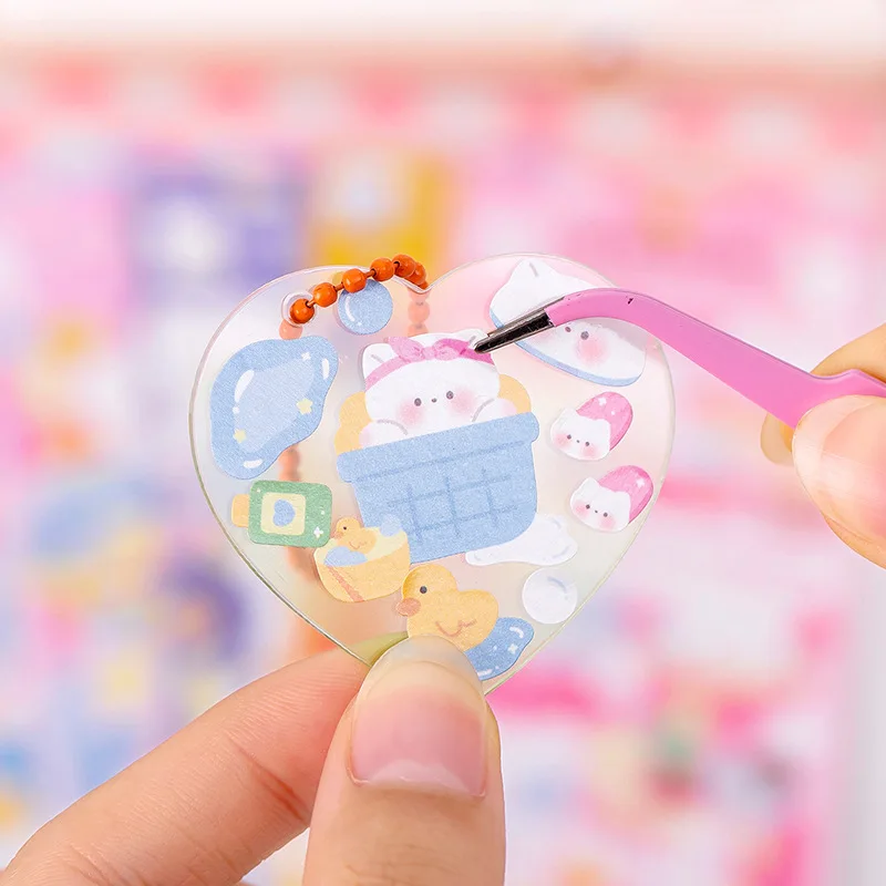 Pet World Series Hand Account Guka Waterproof PVC Sticker Cartoon Animal Decoration Stationery Sticker