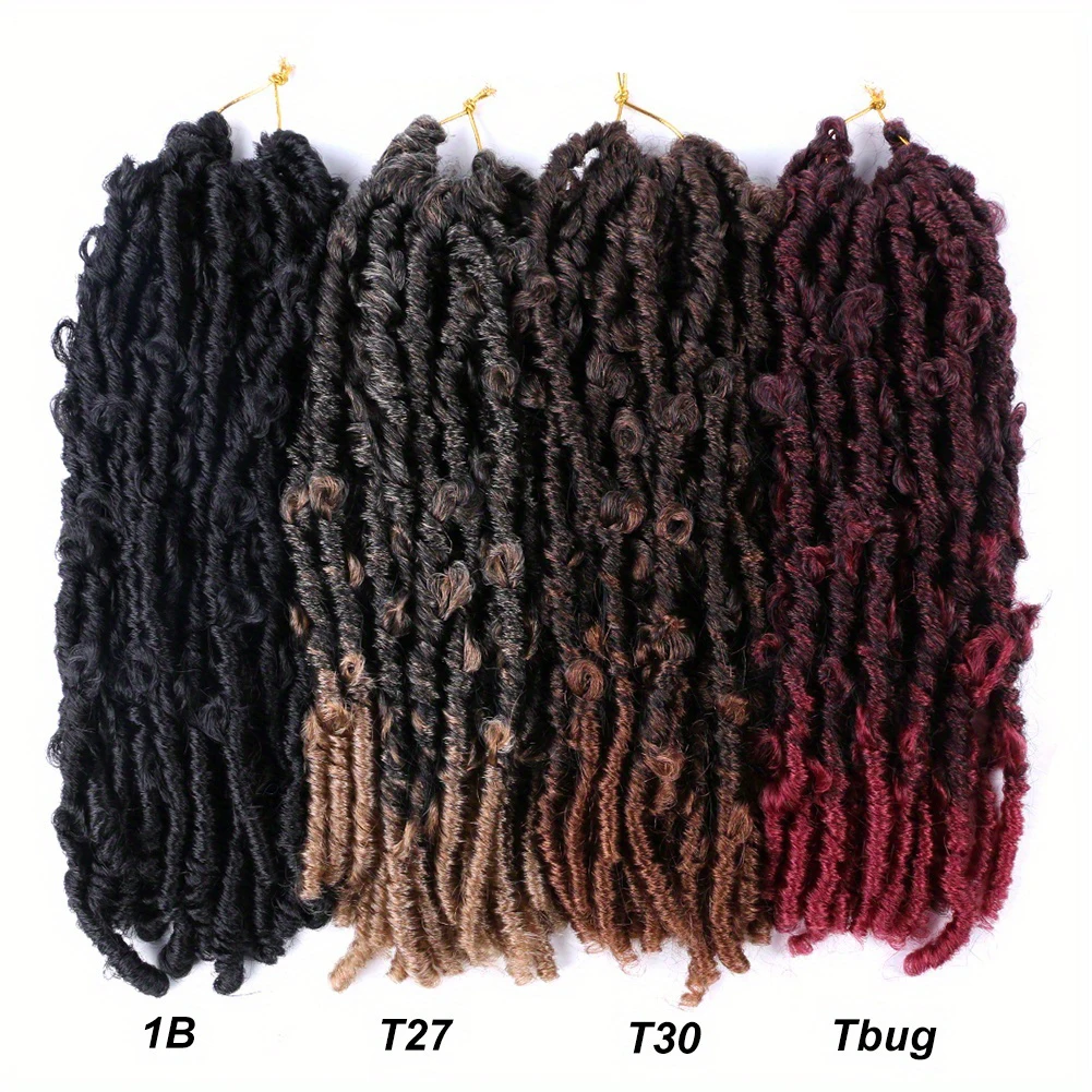 6 قطع من شعر كروشيه على شكل فراشة لوكس |   10-22 بوصة ملتوية مسبقًا ومحلقًا مسبقًا |   لوكس الصناعية الصناعية |   خفيفة الوزن، خالية من التشابك |   من السهل إنستا