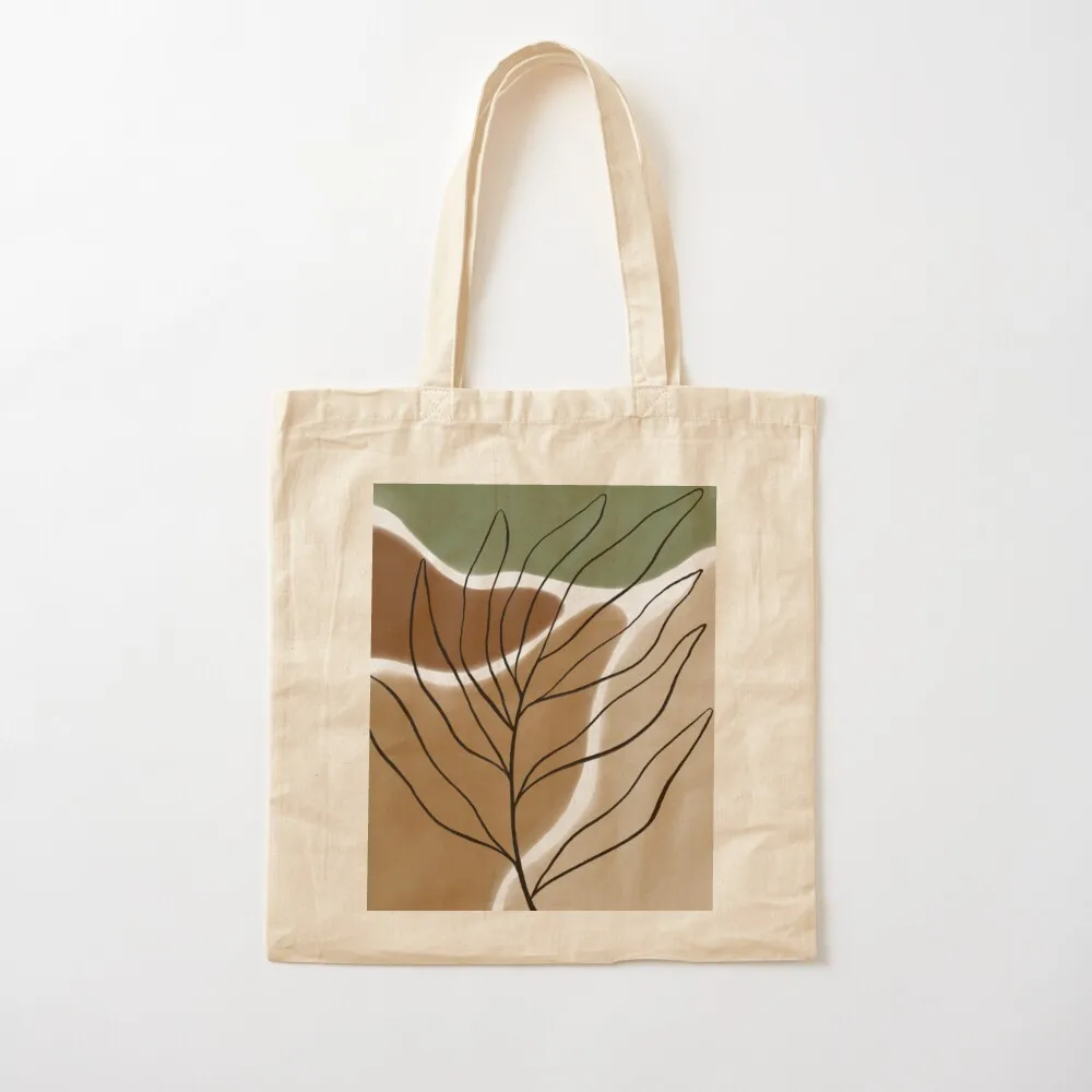 

Abstract Botany Shapes Tote Bag tote bag Custom bag Handbags Canvas Tote