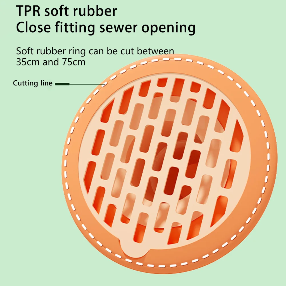 Silikonowe sitko podłogowe przeciwzapachowy odpływ podłogowy dezodorant filtr odpływowy do zlewu odporna na owady osłona kanalizacji w łazience