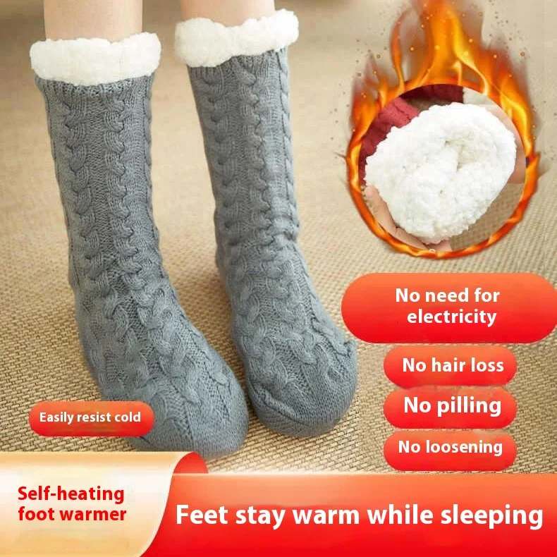 

Electric Heated Socks Women Winter Thermal Foot Warmers Bed Sleeping Cold Feet Relief Rechargeable Warm Socks Insulated Heating