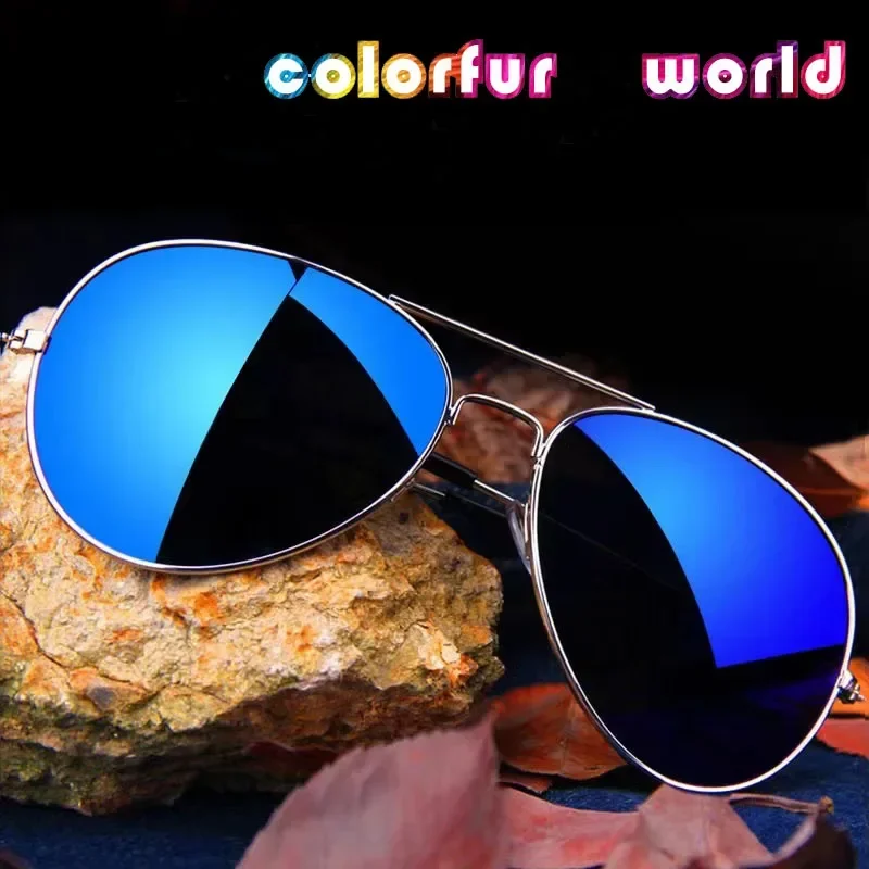 Sunmmer Polarized Sun Glasses Men Women Fashion Luxury Pilot Sunglasses Male UV400 Sunlight Proof Eyewear Female Versatile 3026