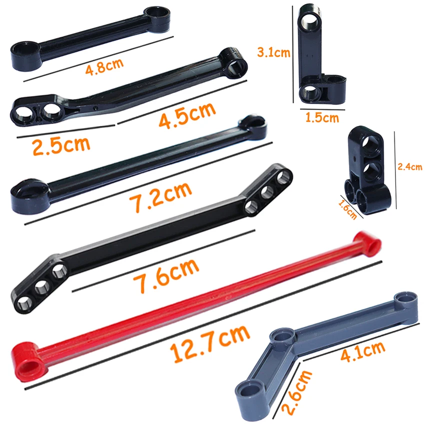 

Technical Link Connector Arm 32005 32293 2637 64451 32294 5429 11455 32557 MOC Part Car Mechanical Accessories Bricks Toys