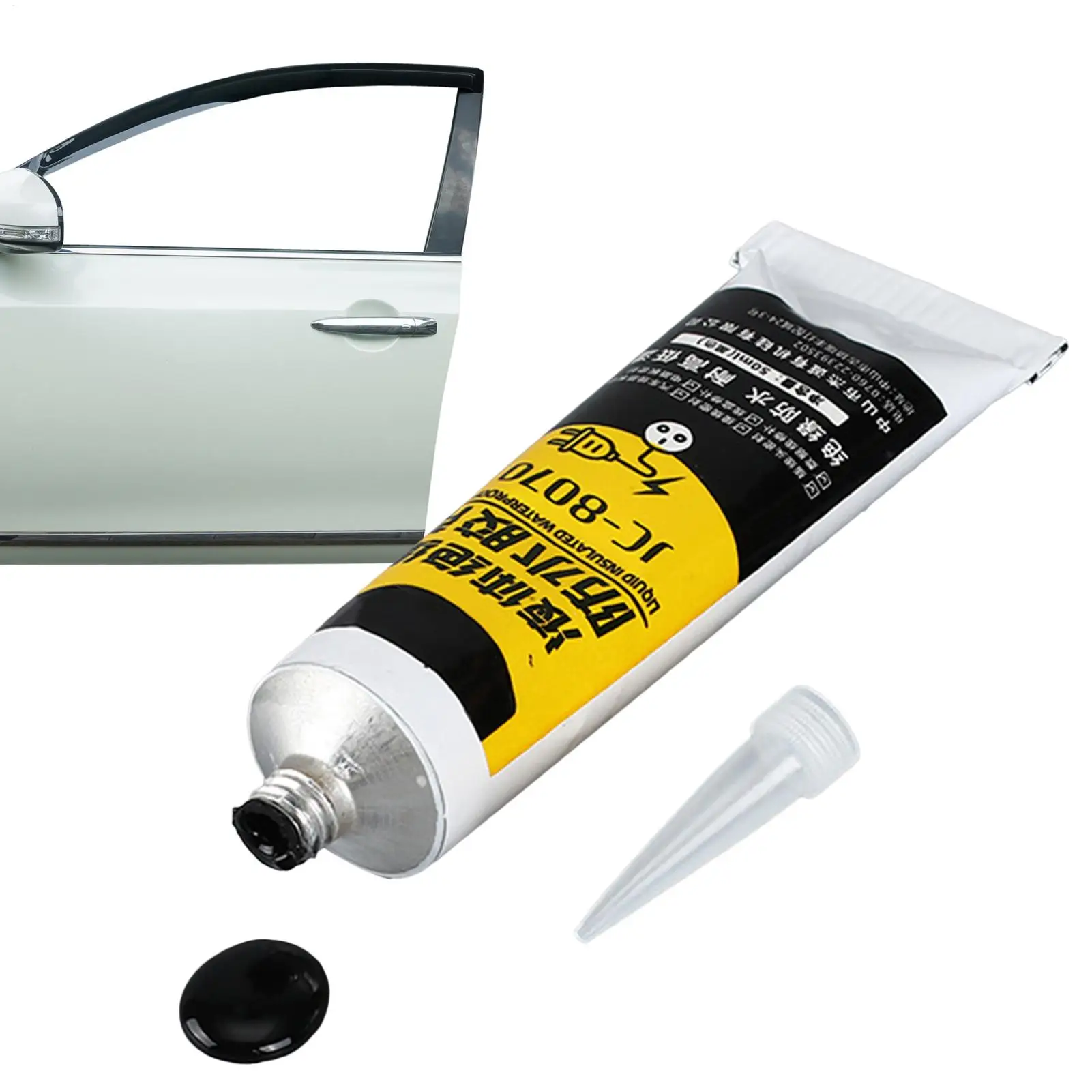 50ml Car Windshield Sealant Fast Curing Window Sealant Compound Automotive Glass Glue For Window Mobile Screen Cure Auto Supply