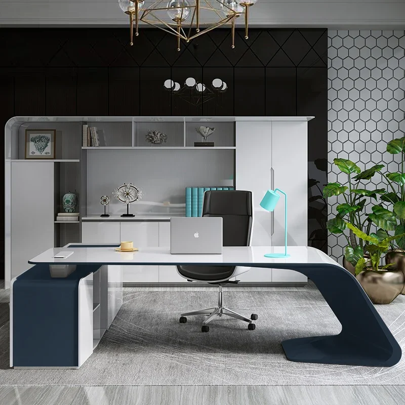 

Minimalist Desk Office Furniture Study Table Automatic Room Desks Bedroom Standing Work Gaming Computer Conference Tables Home